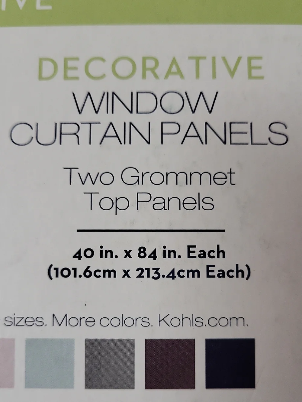 Window Curtain Panels Aqua Grommet Top Panels 2 Pack